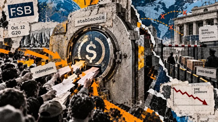 FSB هشدار داد بازار استیبل‌کوین ۳۰۰ میلیارد با ذخایر کامل دچار بانک‌دستی شود