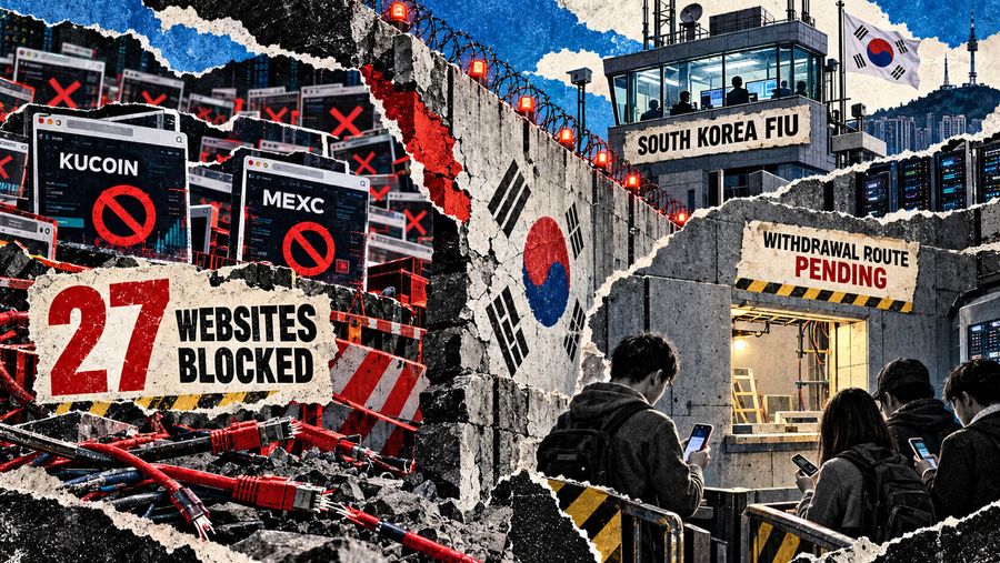 South Korea دسترسی کاربران رمزارز را مسدود کرد؛ ۲۷ صرافی آنلاین خاموش شدند