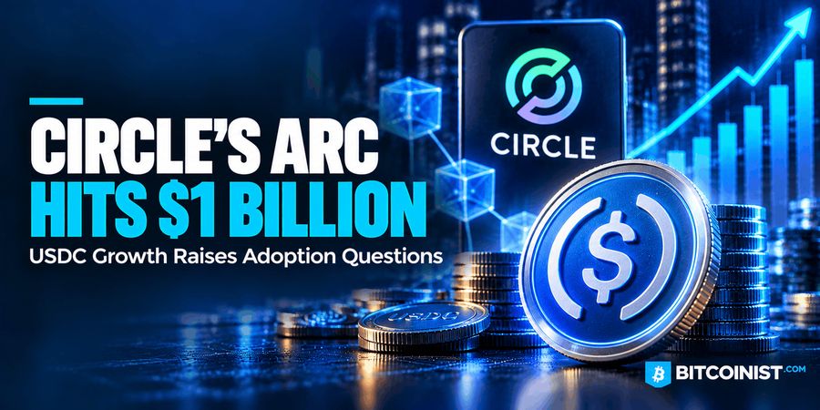 Arc شرکت Circle در شش هفته پس از راه‌اندازی، یک میلیارد دلار USDC جذب کرد
