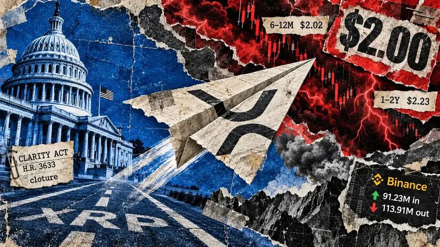پیشرفت XRP به سطح ۲ دلار به تصویب قانون CLARITY توسط Senate وابسته شد