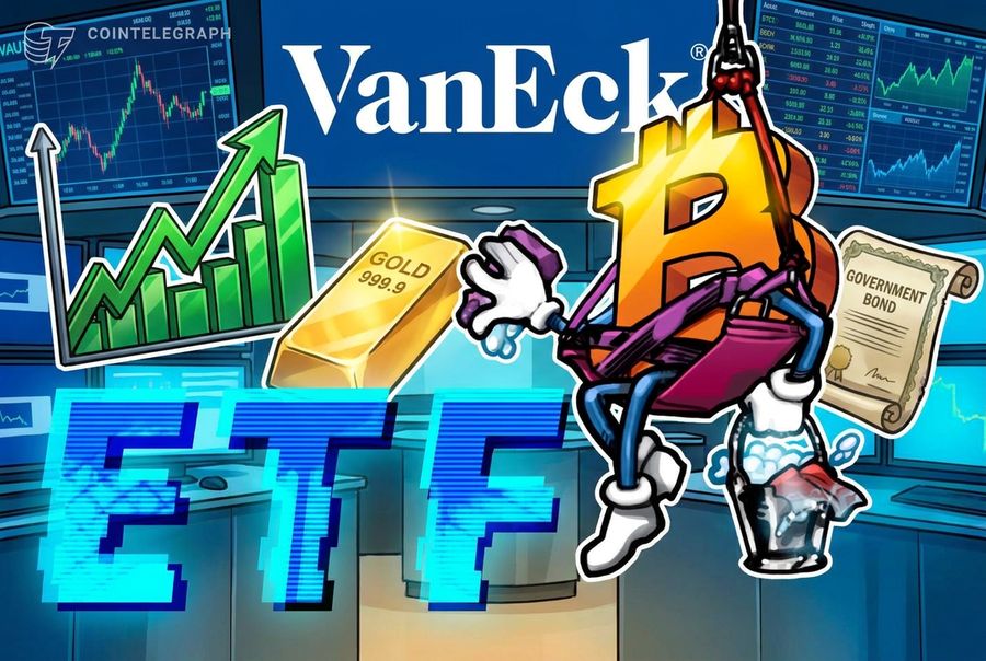 VanEck ETF ترکیبی سهام، اوراق قرضه و بیت‌کوین با هدف ۲٪ مواجهه راه‌اندازی کرد
